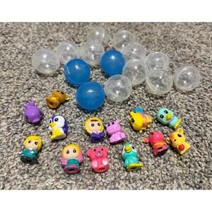 Squinkies Toy Lot Mini Figures Animals Kids Capsules Gumball Machine Toys